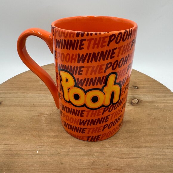 Winnie the Pooh Mug Large character “Pooh” orange yellow - Picture 3 of 7
